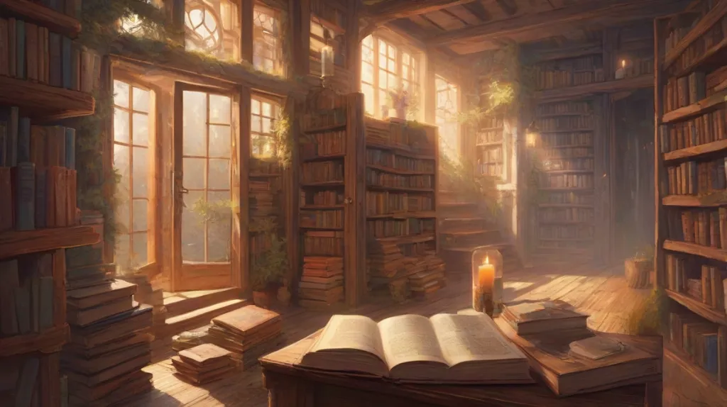 Whispers of the Enchanted Library: A Dream Journey