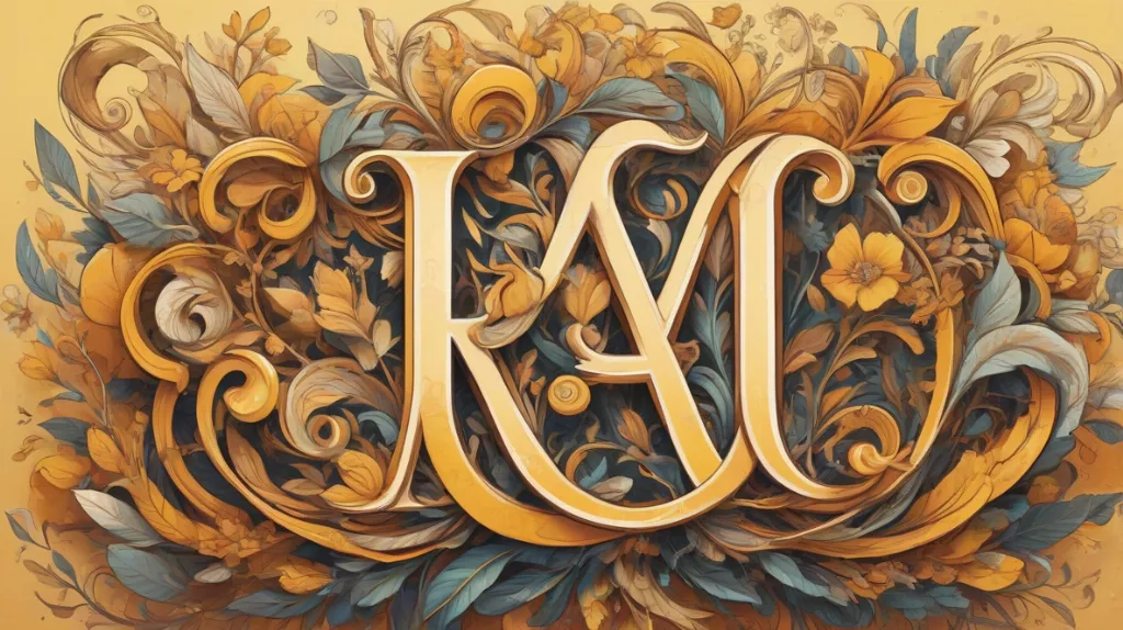 Ilustracja monogramu wyraźnie umieszczonego na nowoczesnym, eleganckim tle. Monogram powinien być elegancki i misterny, odzwierciedlając poczucie osobistej tożsamości i luksusu. Projekt powinien być współczesny, uchwycając istotę indywidualności i stylu.